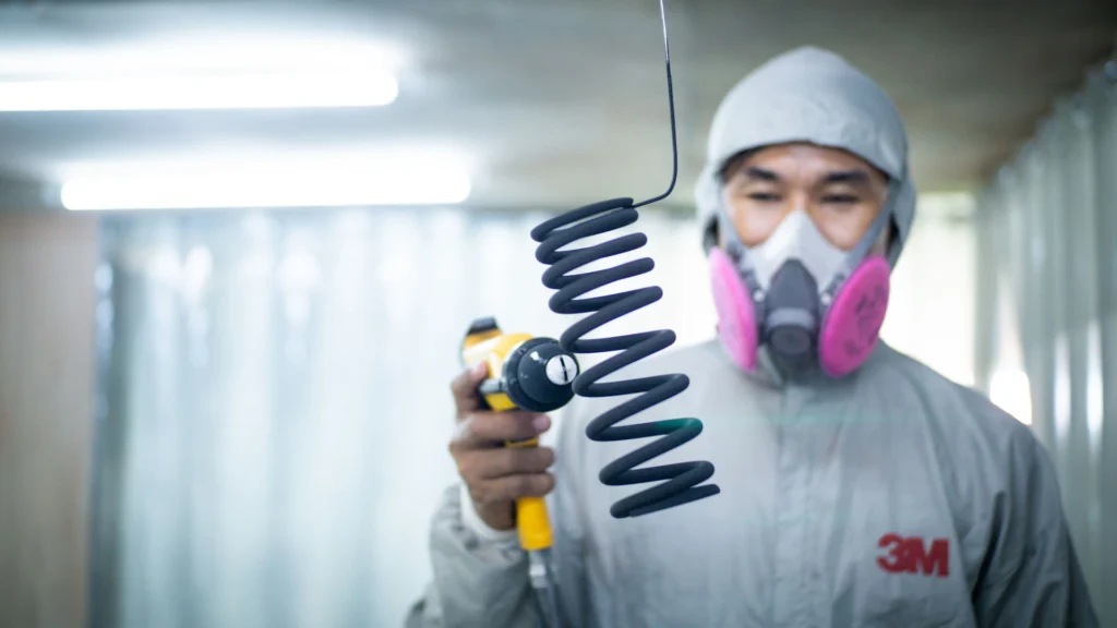 powder coating process powder coating process
